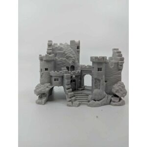 The Fallen Fortress Hide and Climb Reptile Decor